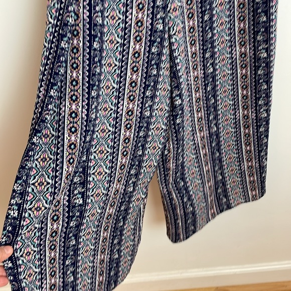 EUC Knit Work Girls Jumpsuit One-piece Multicolor Stripe Size 14 - Picture 4 of 8